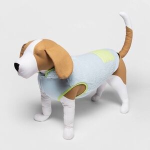 Sherpa Dog & Cat Vest Gray Aqua XS Boots & Barkley